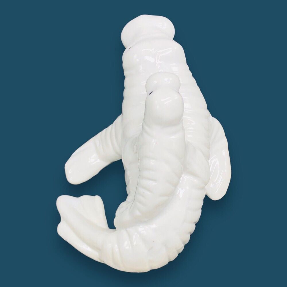 White Ceramic MOM Dad AND BABY WALRUS FIGURINE Zoo Aquarium Souvenir ￼GOT - Picture 7 of 10